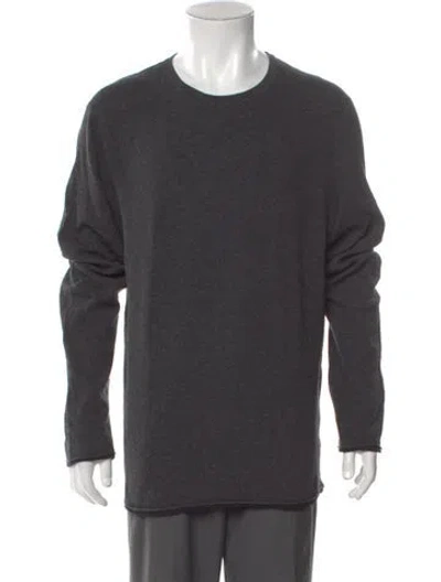 Pre-owned Rag & Bone Crew Neck Long Sleeve Pullover In Gray
