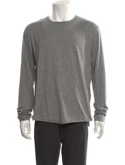 Pre-owned Rag & Bone Crew Neck Long Sleeve Pullover In Gray