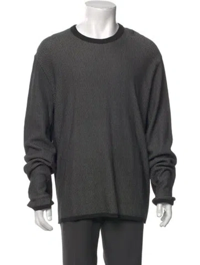 Pre-owned Rag & Bone Crew Neck Long Sleeve Pullover In Gray