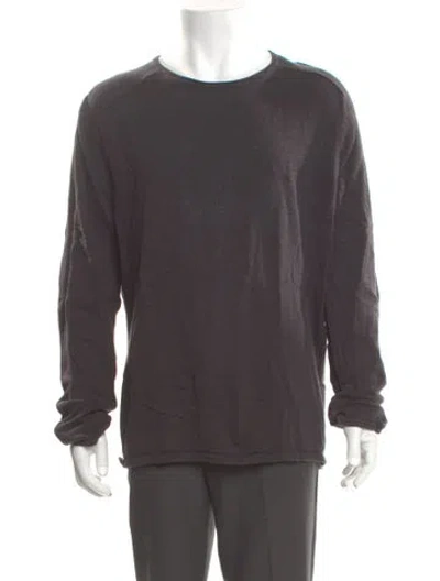 Pre-owned Rag & Bone Crew Neck Long Sleeve Pullover In Gray
