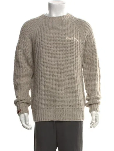 Pre-owned Rag & Bone Crew Neck Long Sleeve Pullover In Gray