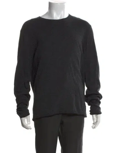 Pre-owned Rag & Bone Crew Neck Long Sleeve Pullover In Green
