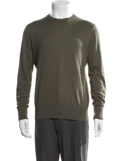 Pre-owned Rag & Bone Crew Neck Long Sleeve Pullover In Green