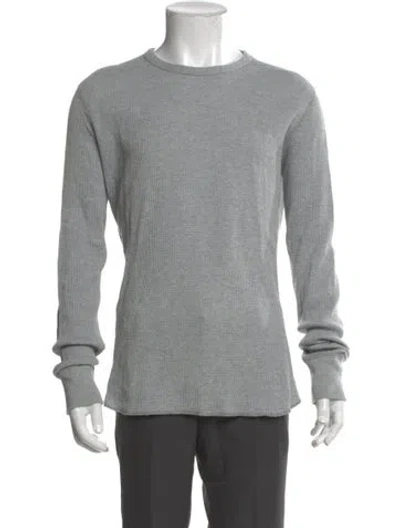 Pre-owned Rag & Bone Crew Neck Long Sleeve Pullover In Grey