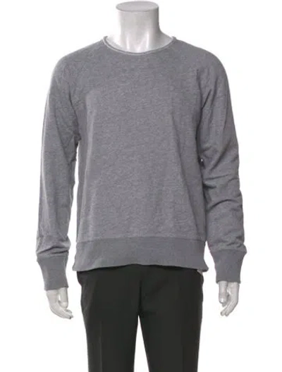Pre-owned Rag & Bone Crew Neck Long Sleeve Pullover In Grey
