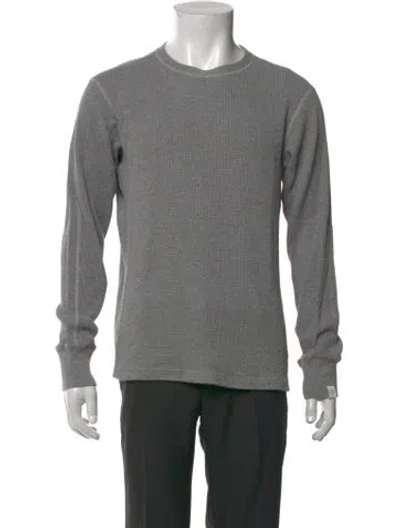 Pre-owned Rag & Bone Crew Neck Long Sleeve Pullover In Grey