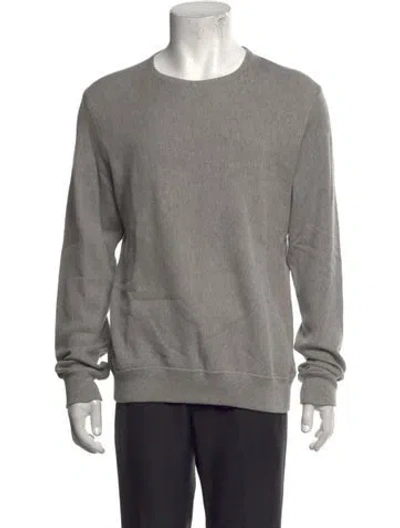 Pre-owned Rag & Bone Crew Neck Long Sleeve Pullover In Grey