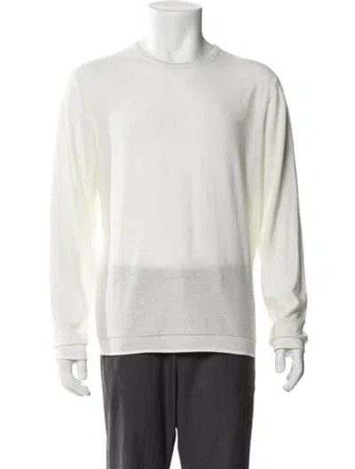 Pre-owned Rag & Bone Crew Neck Long Sleeve Pullover In Neutral