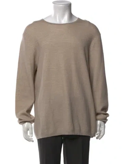 Pre-owned Rag & Bone Crew Neck Long Sleeve Pullover In Neutral