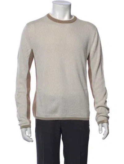 Pre-owned Rag & Bone Crew Neck Long Sleeve Pullover In Neutrals