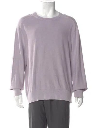 Pre-owned Rag & Bone Crew Neck Long Sleeve Pullover In Purple