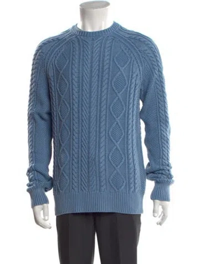 Pre-owned Rag & Bone Crew Neck Long Sleeve Pullover W/ Tags In Blue