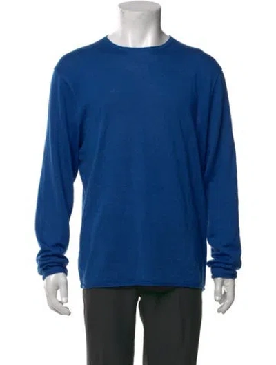 Pre-owned Rag & Bone Crew Neck Long Sleeve Pullover W/ Tags In Blue