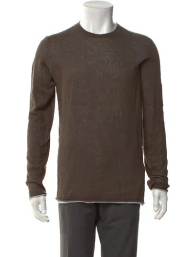 Pre-owned Rag & Bone Crew Neck Long Sleeve Pullover W/ Tags In Brown