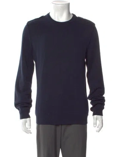 Pre-owned Rag & Bone Crew Neck Pullover In Blue