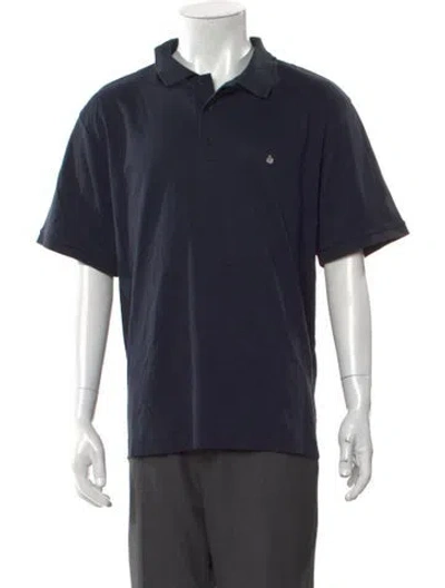 Pre-owned Rag & Bone Crew Neck Short Sleeve Polo Shirt In Blue