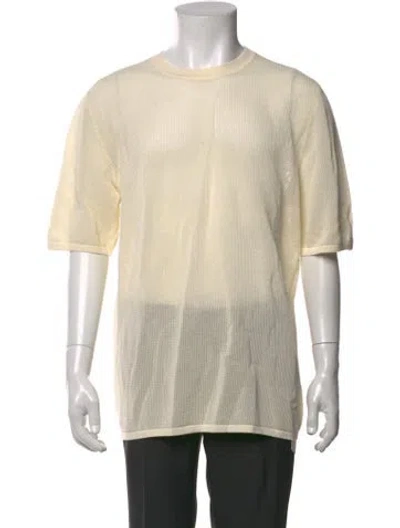 Pre-owned Rag & Bone Crew Neck Short Sleeve Pullover In Neutrals
