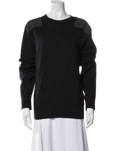 Pre-owned Rag & Bone Crew Neck Sweater In Black