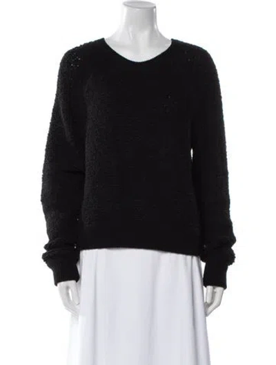 Pre-owned Rag & Bone Crew Neck Sweater In Black