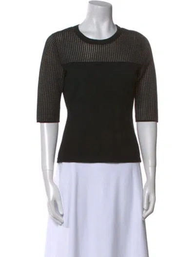 Pre-owned Rag & Bone Crew Neck Sweater In Black