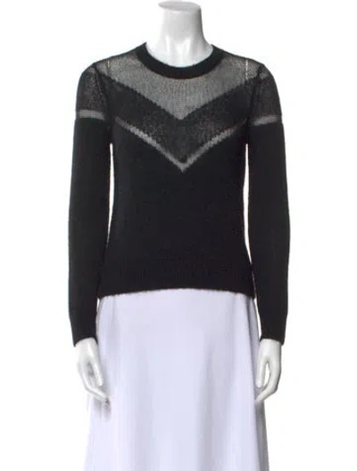Pre-owned Rag & Bone Crew Neck Sweater In Black