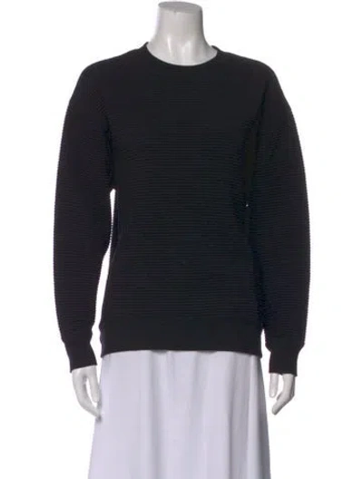 Pre-owned Rag & Bone Crew Neck Sweater In Black
