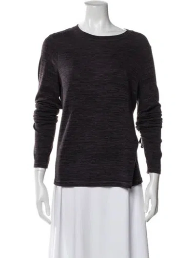 Pre-owned Rag & Bone Crew Neck Sweater In Black