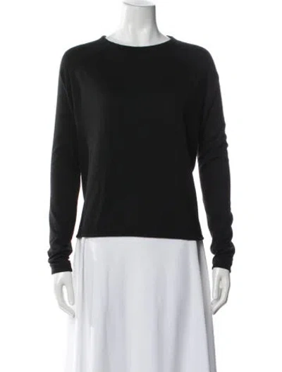 Pre-owned Rag & Bone Crew Neck Sweater In Black