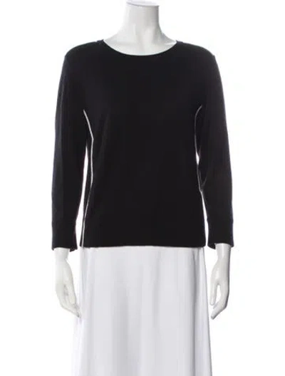 Pre-owned Rag & Bone Crew Neck Sweater In Black