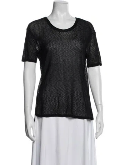 Pre-owned Rag & Bone Crew Neck Sweater In Black
