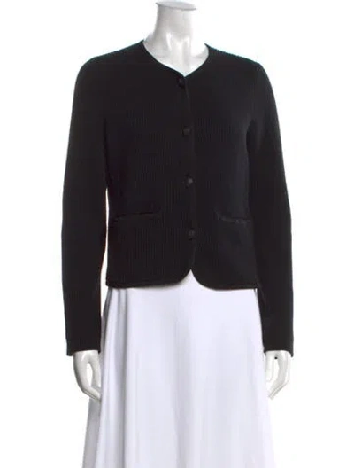 Pre-owned Rag & Bone Crew Neck Sweater In Black