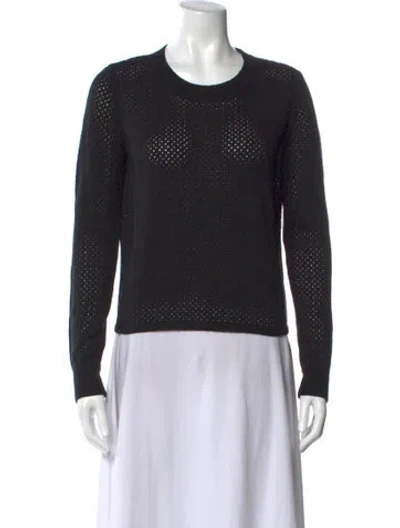 Pre-owned Rag & Bone Crew Neck Sweater In Black