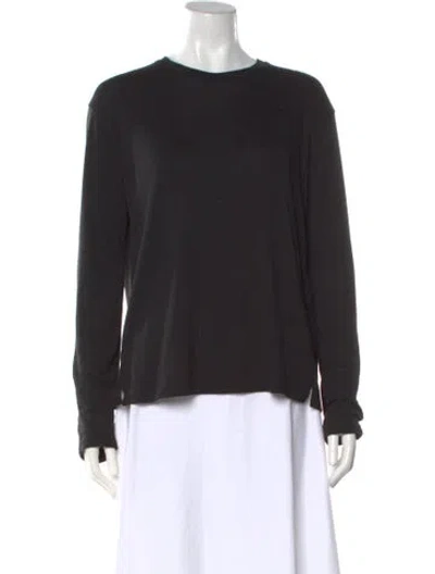 Pre-owned Rag & Bone Crew Neck Sweater In Black