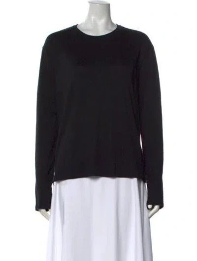 Pre-owned Rag & Bone Crew Neck Sweater In Black