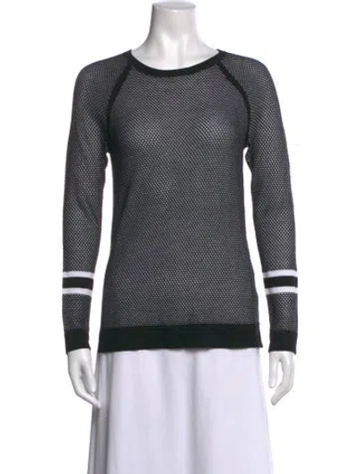 Pre-owned Rag & Bone Crew Neck Sweater In Black