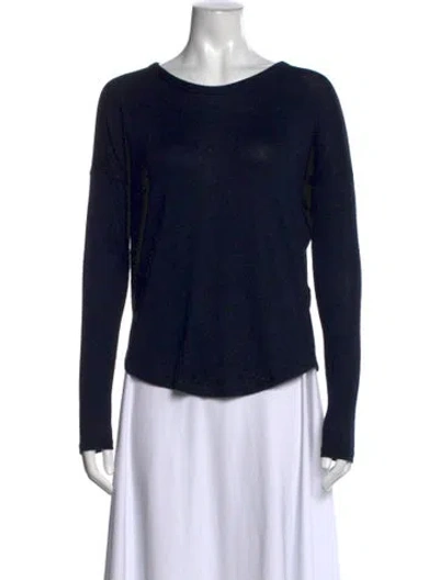 Pre-owned Rag & Bone Crew Neck Sweater In Black