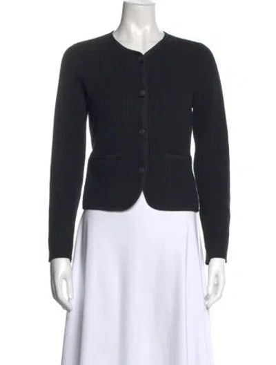 Pre-owned Rag & Bone Crew Neck Sweater In Black