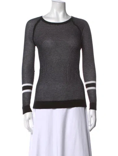 Pre-owned Rag & Bone Crew Neck Sweater In Black