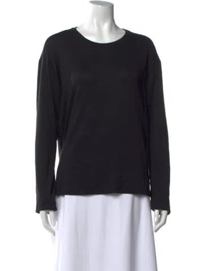 Pre-owned Rag & Bone Crew Neck Sweater In Black