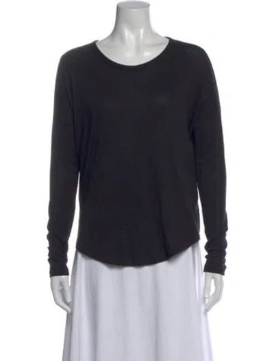 Pre-owned Rag & Bone Crew Neck Sweater In Black