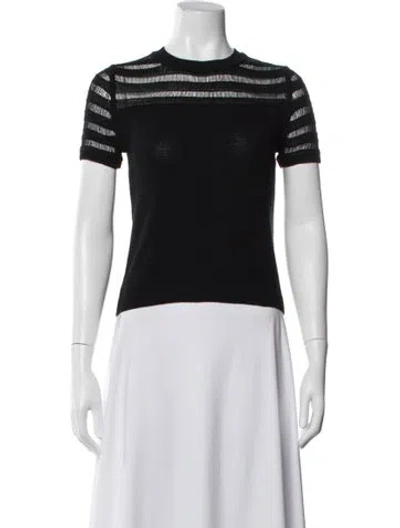 Pre-owned Rag & Bone Crew Neck Sweater In Black
