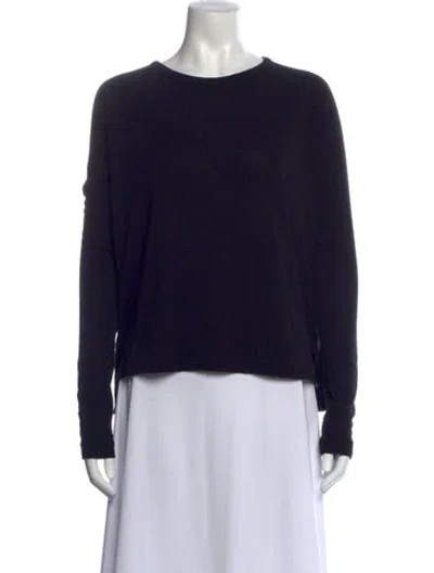 Pre-owned Rag & Bone Crew Neck Sweater In Black