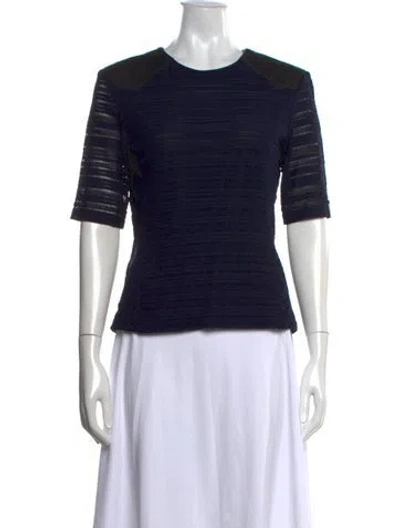 Pre-owned Rag & Bone Crew Neck Sweater In Black
