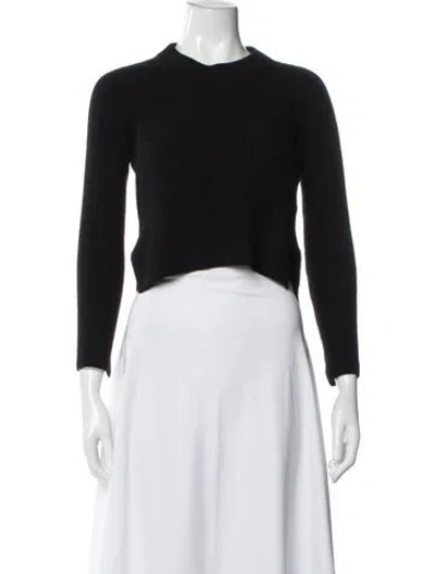 Pre-owned Rag & Bone Crew Neck Sweater In Black