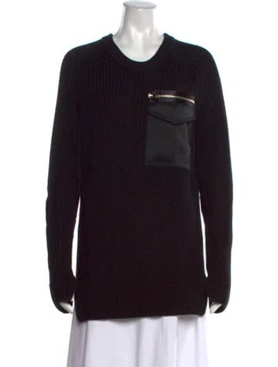 Pre-owned Rag & Bone Crew Neck Sweater In Black