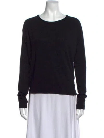 Pre-owned Rag & Bone Crew Neck Sweater In Black