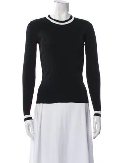 Pre-owned Rag & Bone Crew Neck Sweater In Black