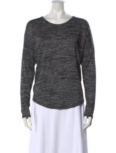 Pre-owned Rag & Bone Crew Neck Sweater In Black/grey