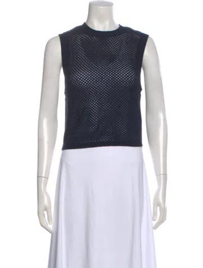 Pre-owned Rag & Bone Crew Neck Sweater In Blue