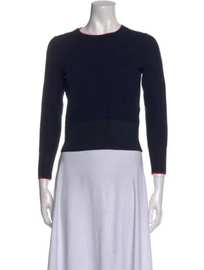 Pre-owned Rag & Bone Crew Neck Sweater In Blue